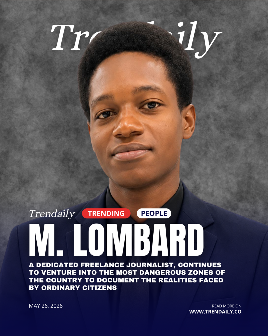 Courage in the Shadows: The Story of Haitian Freelance Journalist Michaël Lombard Courage in the Shadows: The Story of Haitian Freelance Journalist Michaël Lombard