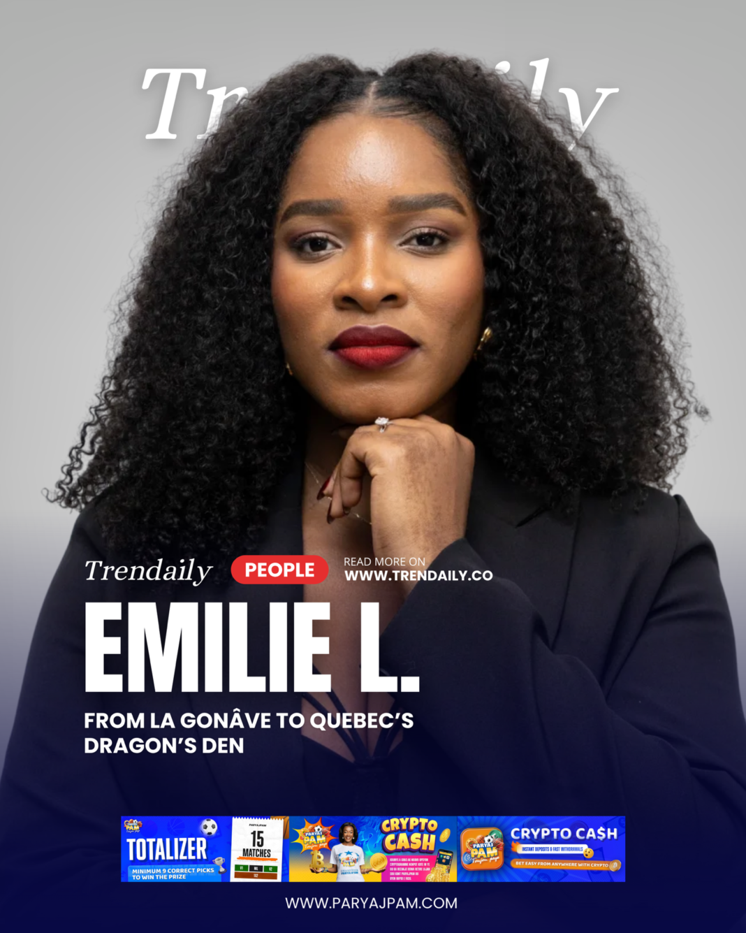 Emilie Lafortune’s Journey From La Gonâve to Quebec’s Dragon’s Den Emilie Lafortune’s Journey From La Gonâve to Quebec’s Dragon’s Den