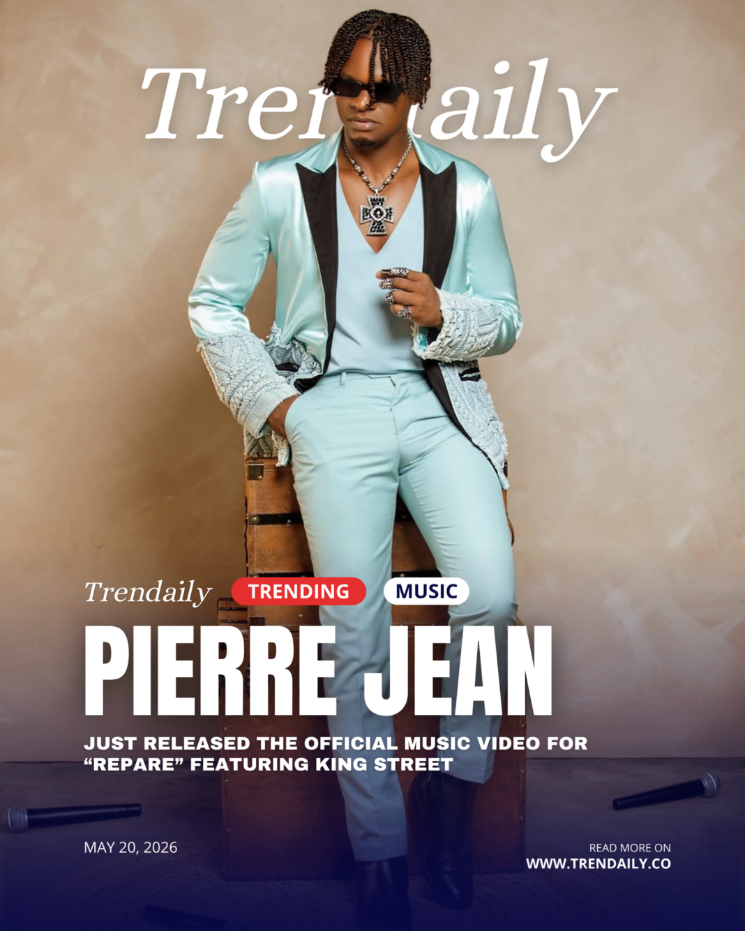 Pierre Jean drops the official video clip for “REPARE” featuring King Street Pierre Jean drops the official video clip for “REPARE” featuring King Street