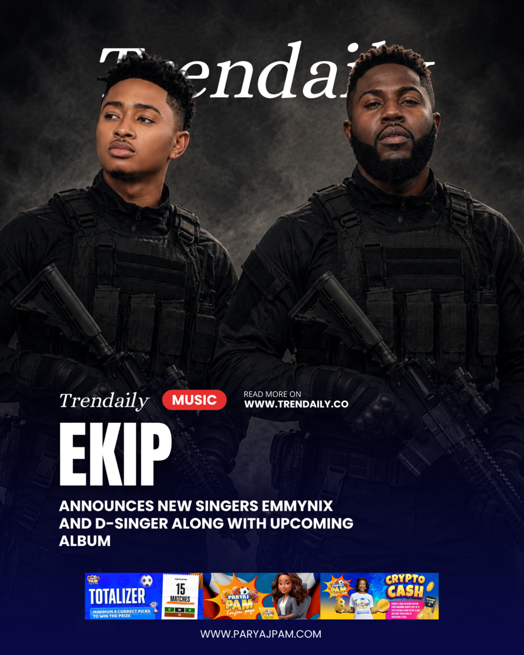 EKIP Announces New Singers Emmynix and D-Singer Along With Upcoming Album EKIP Announces New Singers Emmynix and D-Singer Along With Upcoming Album